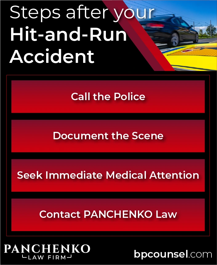 What to do in a hit and run accident? take these steps, Panchenko car accident lawyer in Charlotte NC