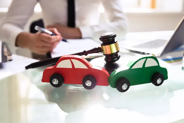 Car Accident Law Concept